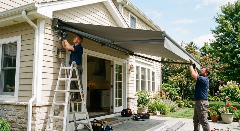 Retractable Awning Installation in Santa Rosa, CA