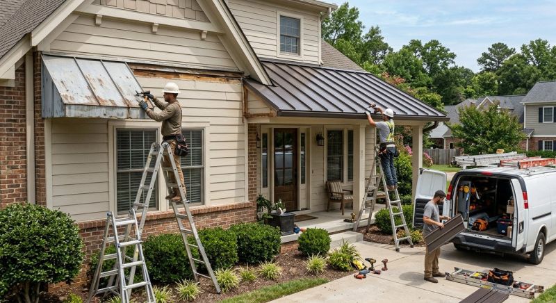 Aluminum Awning Replacement in Fayetteville, NC