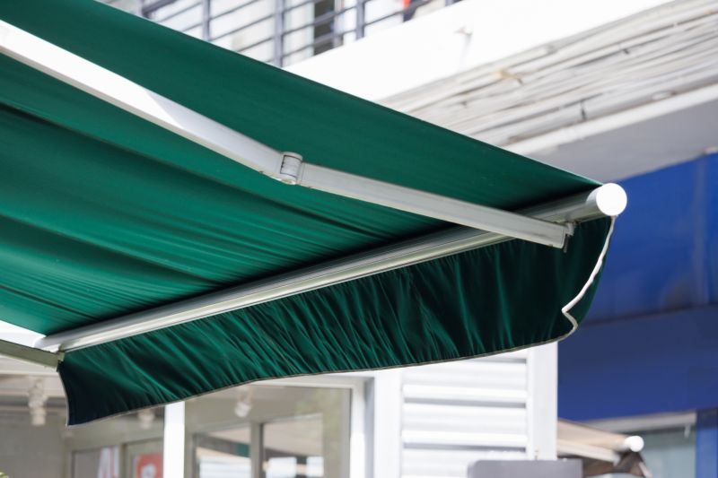Repaired Fabric Awning