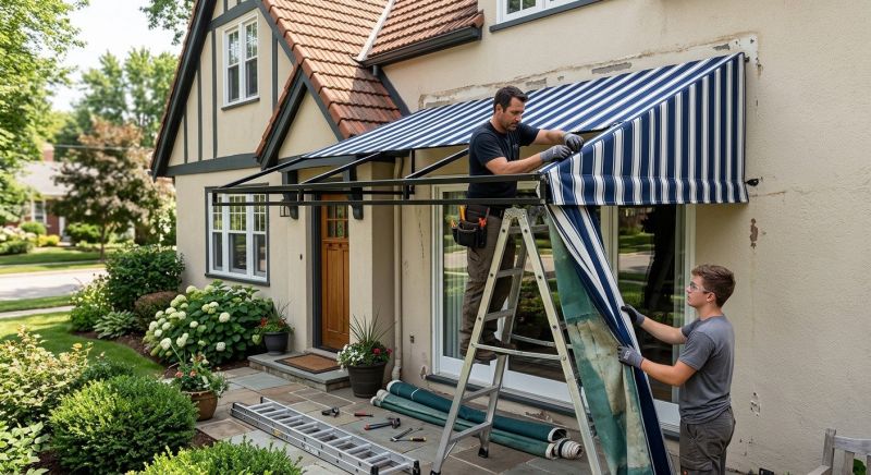 Cloth Awning Replacement in Sonoma County, CA