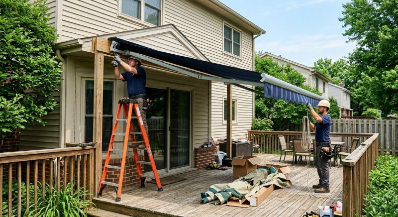 Cloth Awning Replacement in Sonoma County, CA