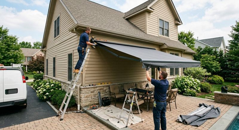 Deck Awning Installation in Santa Rosa, CA