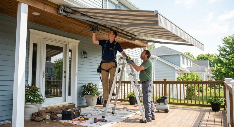 Deck Awning Replacement in Santa Rosa, CA