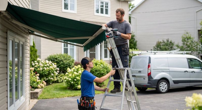 Home Awning Installation in Napa, CA