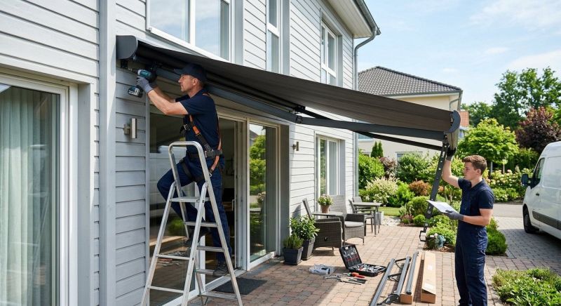 House Awning Installation in Sonoma County, CA