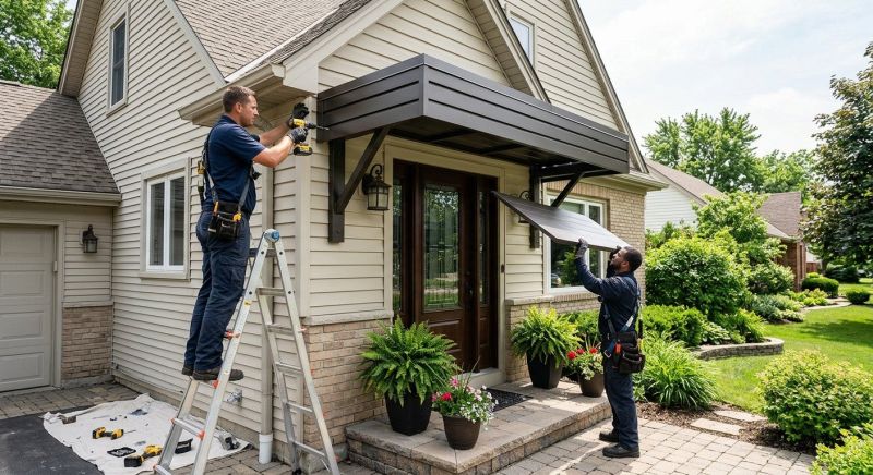 Metal Awning Replacement in Marin County, CA