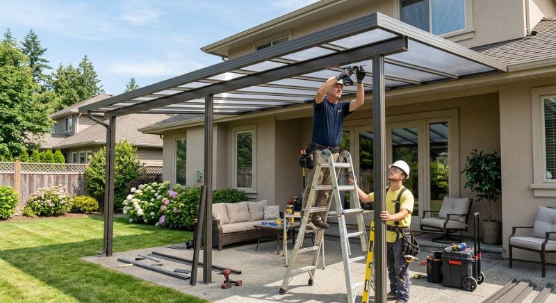 Metal Patio Cover Installation in Santa Rosa, CA