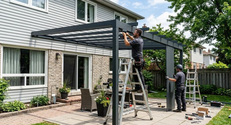 Metal Patio Cover Installation in Fayetteville, NC