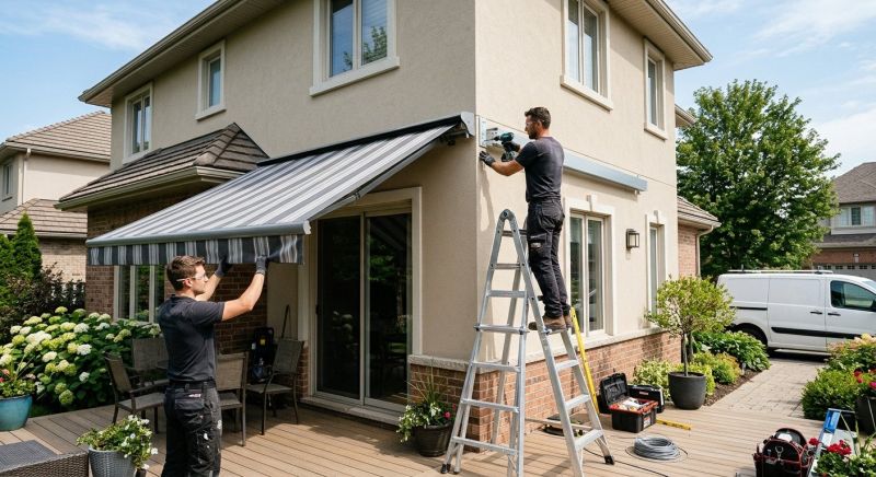 Porch Awning Installation in Santa Rosa, CA