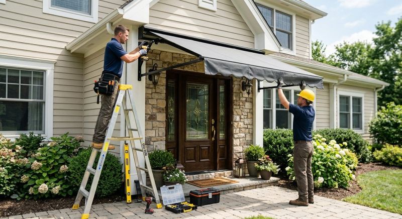 Porch Awning Installation in Santa Rosa, CA