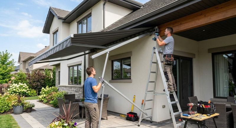 Retractable Awning Installation in Santa Rosa, CA