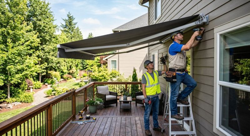 Retractable Awning Replacement in Marin County, CA