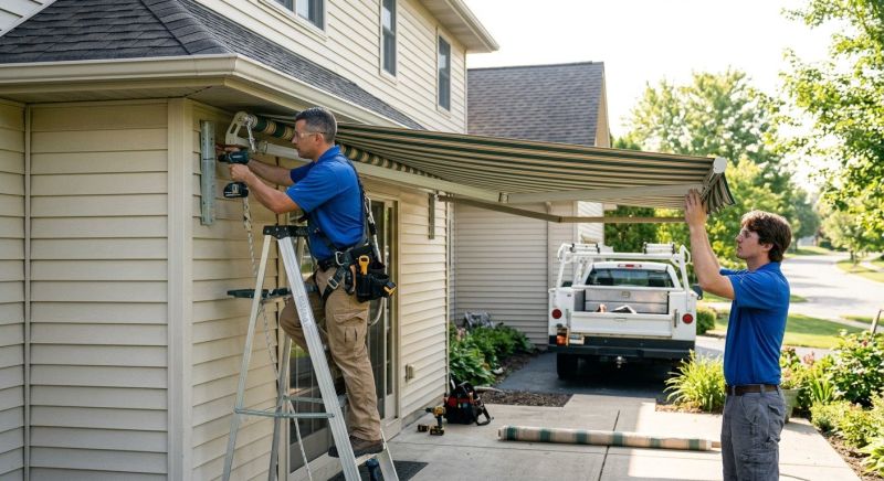 Retractable Awning Replacement in Marin County, CA