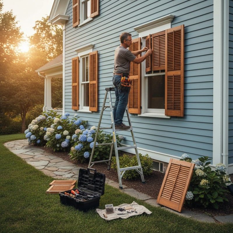 Shutter Handle Repair in Alpharetta, GA