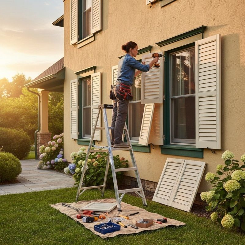 Shutter Handle Repair in Overland Park, KS