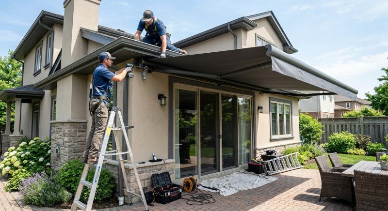 Window Awning Installation in Marin County, CA